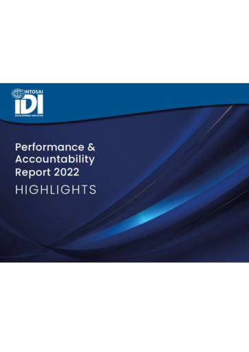 IDI Performance and Accountability Report 2021 Highlights Cover