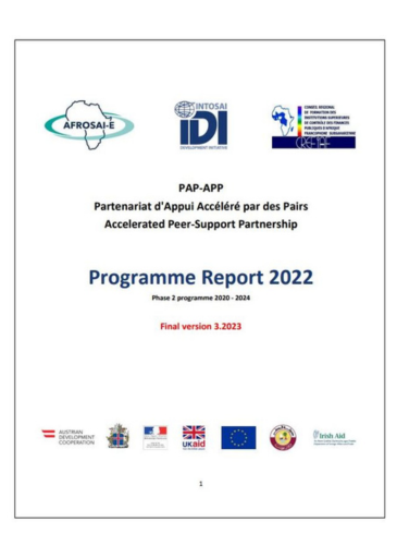 Cover of the EU Funding to PAP-APP 2020-2023 Agreement