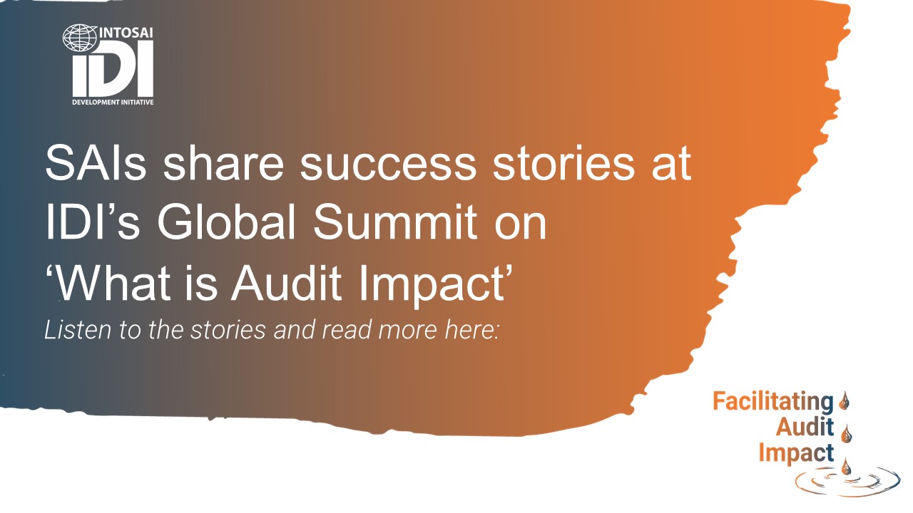 IDI’s Summits kickstart a global conversation: 'What is Audit impact?' 