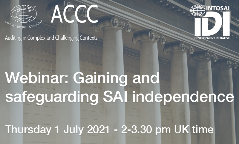 Upcoming webinar: Gaining and safeguarding SAI independence 