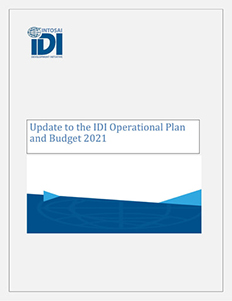 Update to the IDI Operational Plan and Budget 2021 cover