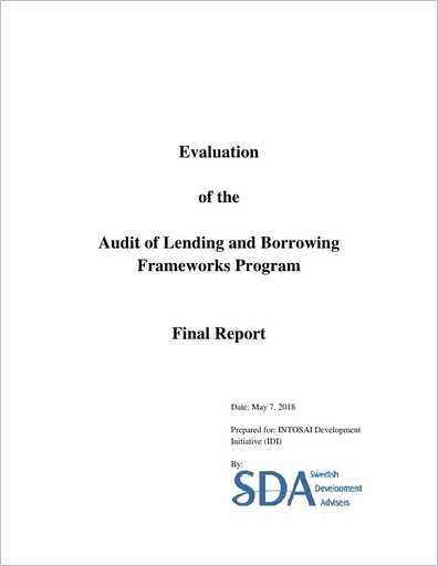 Evaluation of the ALBF Programme Cover