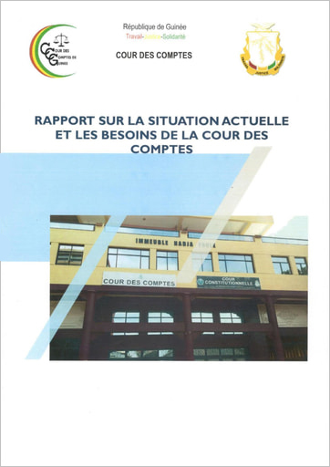 Rapport sur la situation actuelle et les besoins de la cour des comptes cover