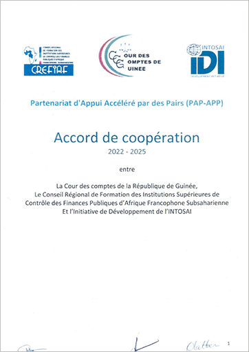 Accord de coopèration 2022-2025 cover