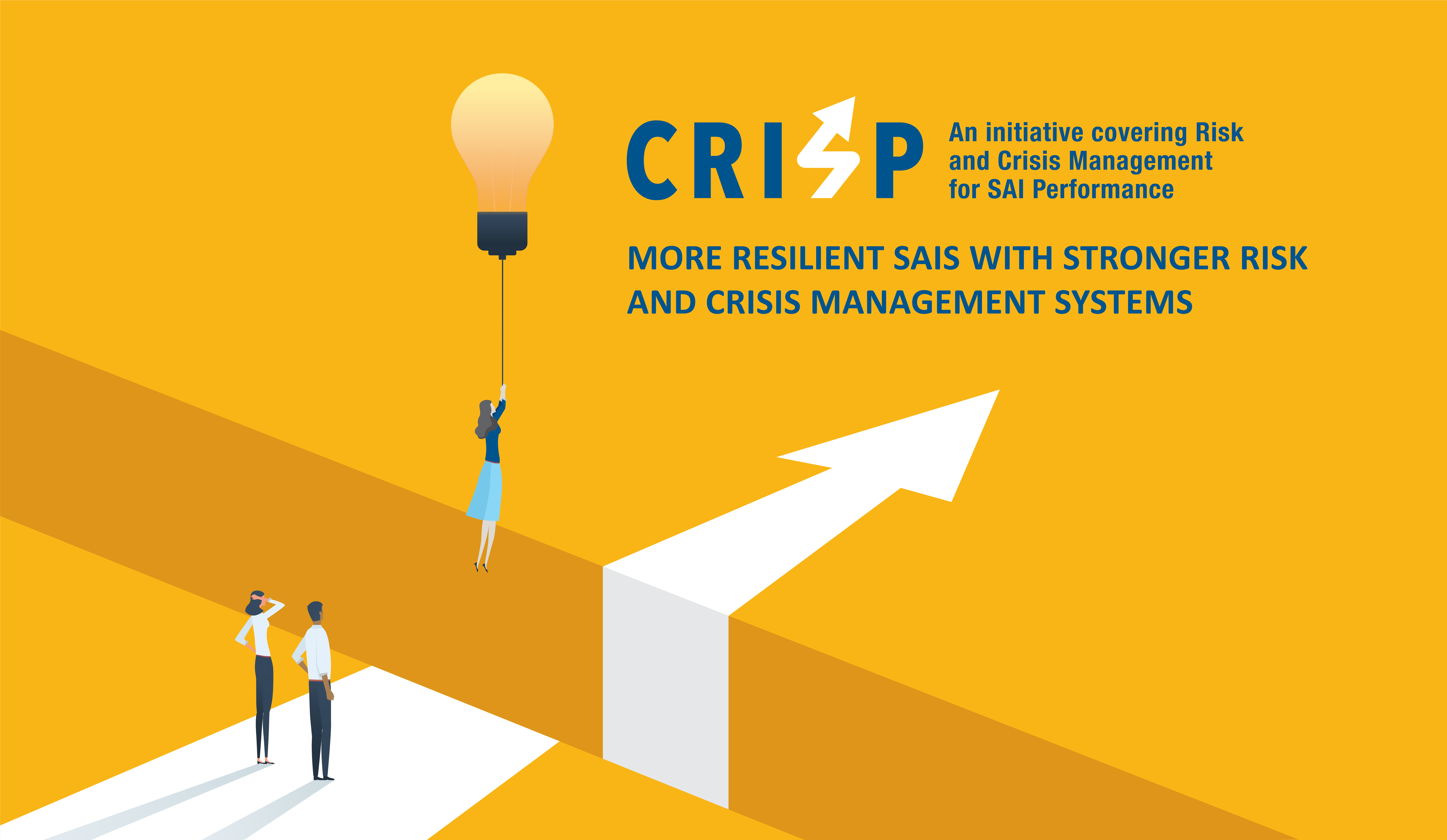 Welcome banner for the CRISP initiative at IDI