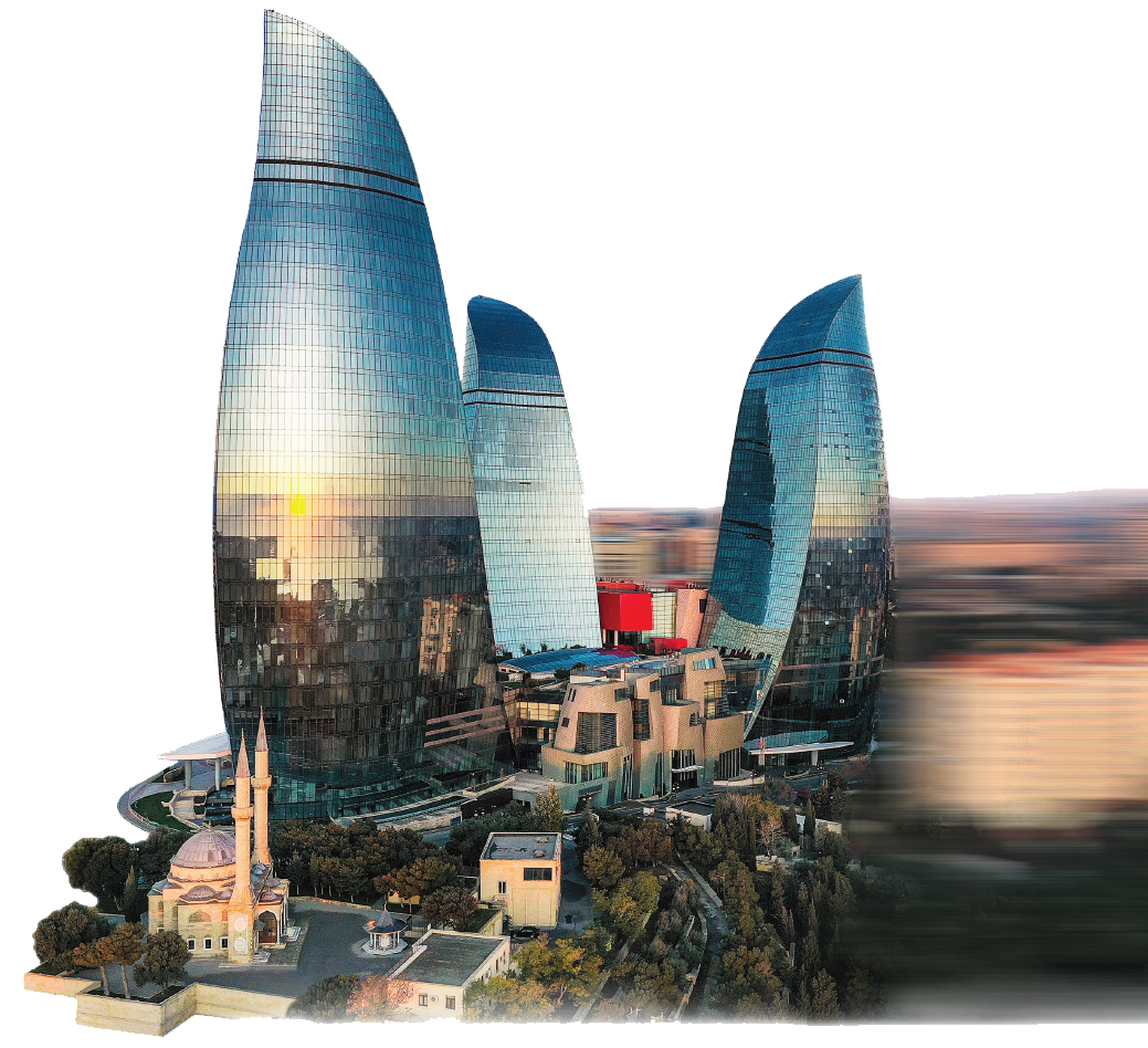 Baku skyline