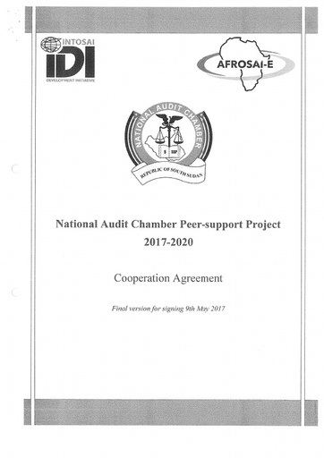 Signed NAC-IDI_AFROSAI E Cooperation agreement 2017 to 2020