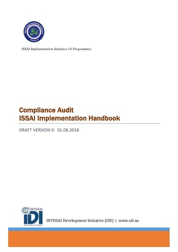 Compliance Audit ISSAI Implementation Handbook-Version 0 (English)