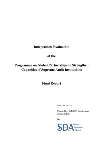 Report on the evaluation of the 3i Programme