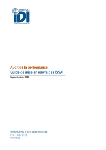 Performance Audit ISSAI Implementation Handbook-Version 0 (French)