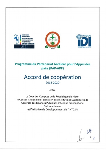 Signed Cooperation Agreement Niger