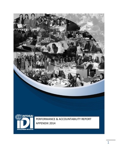 Appendix to IDI Performance & Accountability Report 2014