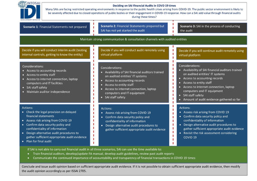 SAI Financial Audit Decisions in COVID-19 times