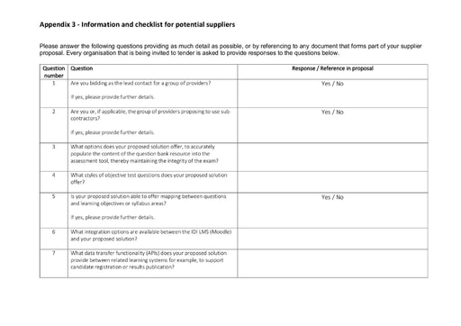 PESA Online Assessment Tender -Appendix 3 - PDF