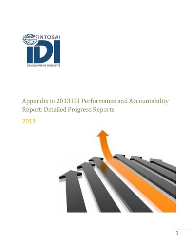 Appendix to IDI P&A Report 2013